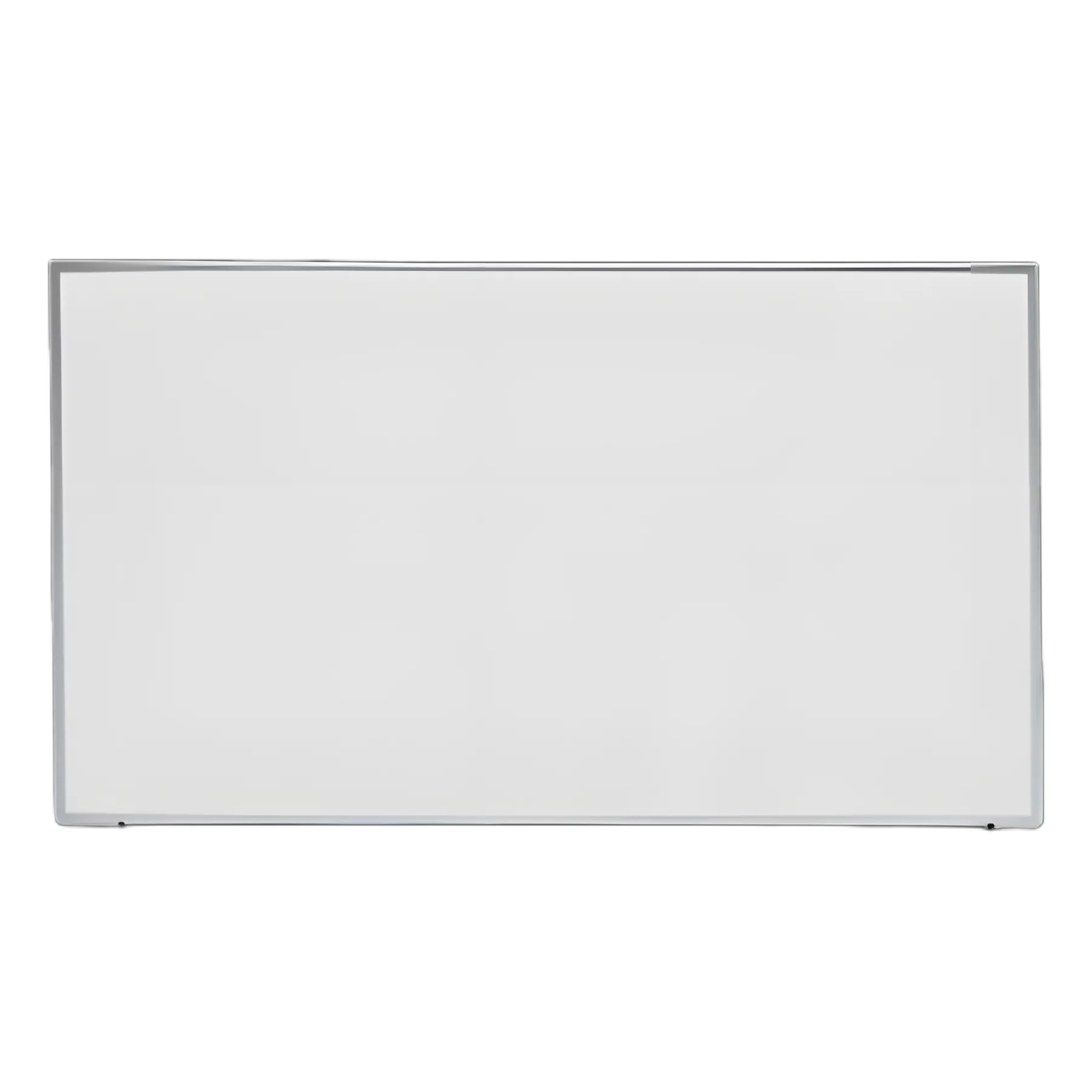 Deluxe Melamine Dry Erase Board, 72 x 48, Melamine White Surface, Silver Anodized Aluminum Frame