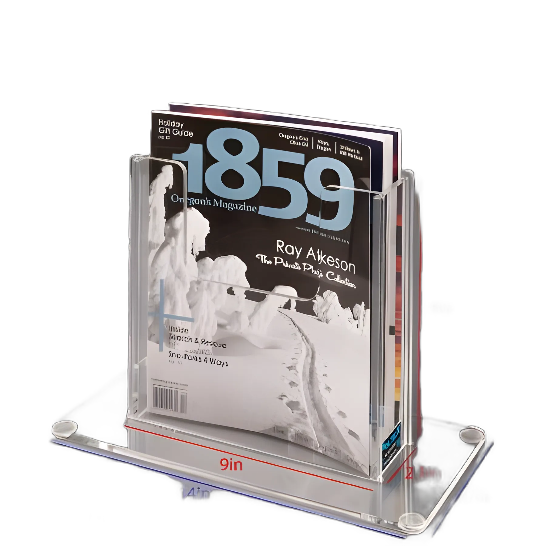 Acrylic Literature Holder 1 Pocket Clear for Medical Offices