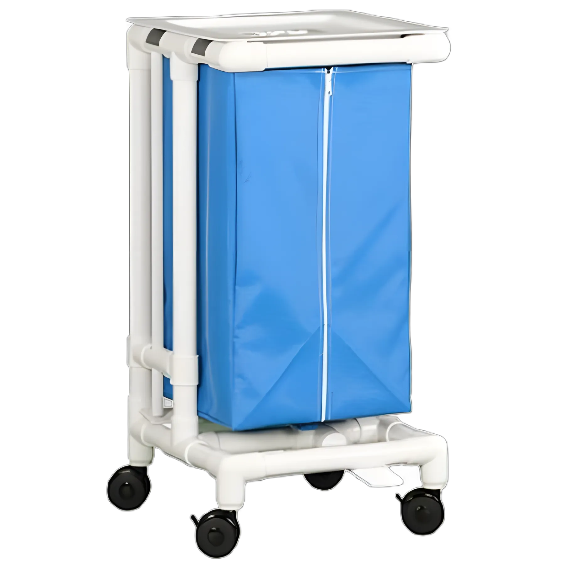 Single Hamper with Bag Classic 4 Casters 39 gal. - LH21 - 4