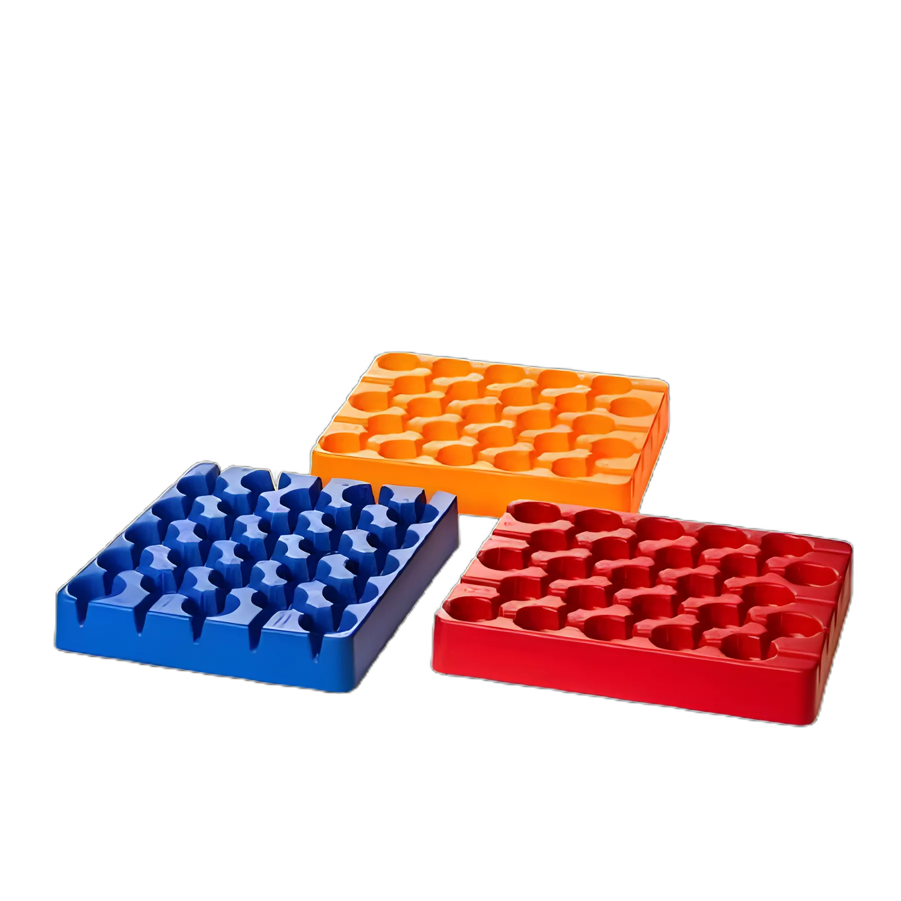 Simport Scientific T450-25B Microcentrifuge Tube Storage Box, 25-Place, 5mL, Blue