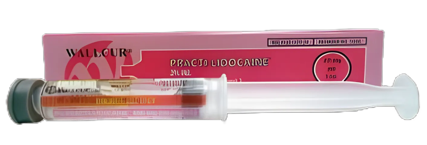Practi-Lidocaine 2% 5mL DS - ACLS Training Syringe by Wallcur