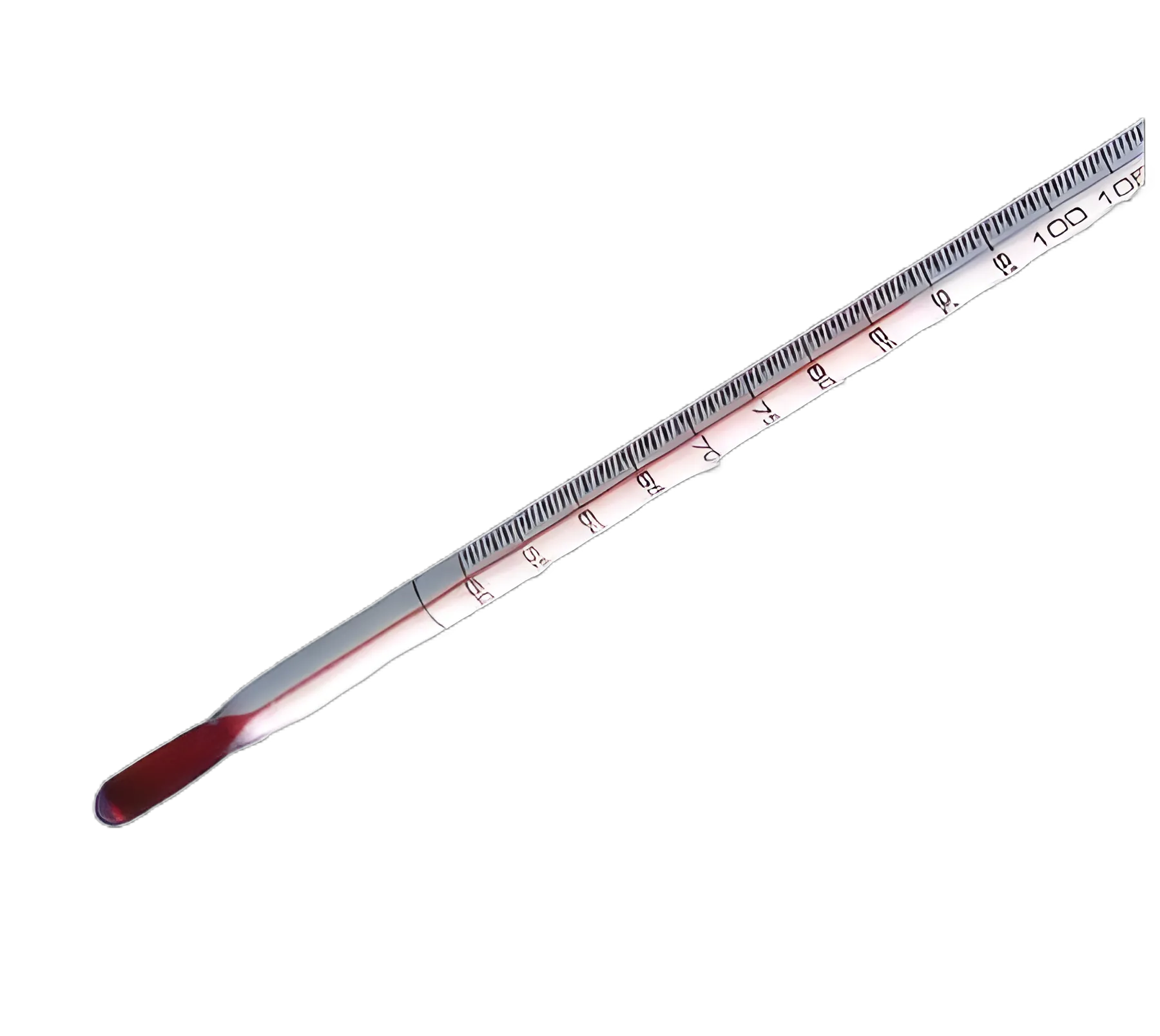 Liquid-in-Glass Thermometer Celsius 0° to 100°C Partial Immersion Does Not Require Power