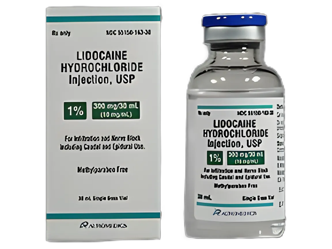 Lidocaine HCl Injection 1%, 10mg/mL, 30mL Single-Dose Vial - Preservative-Free
