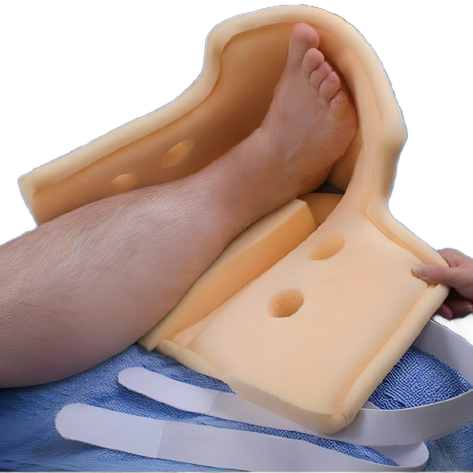 Heel Suspension Boot Heelift® Bariatric Beige - 10831727009086