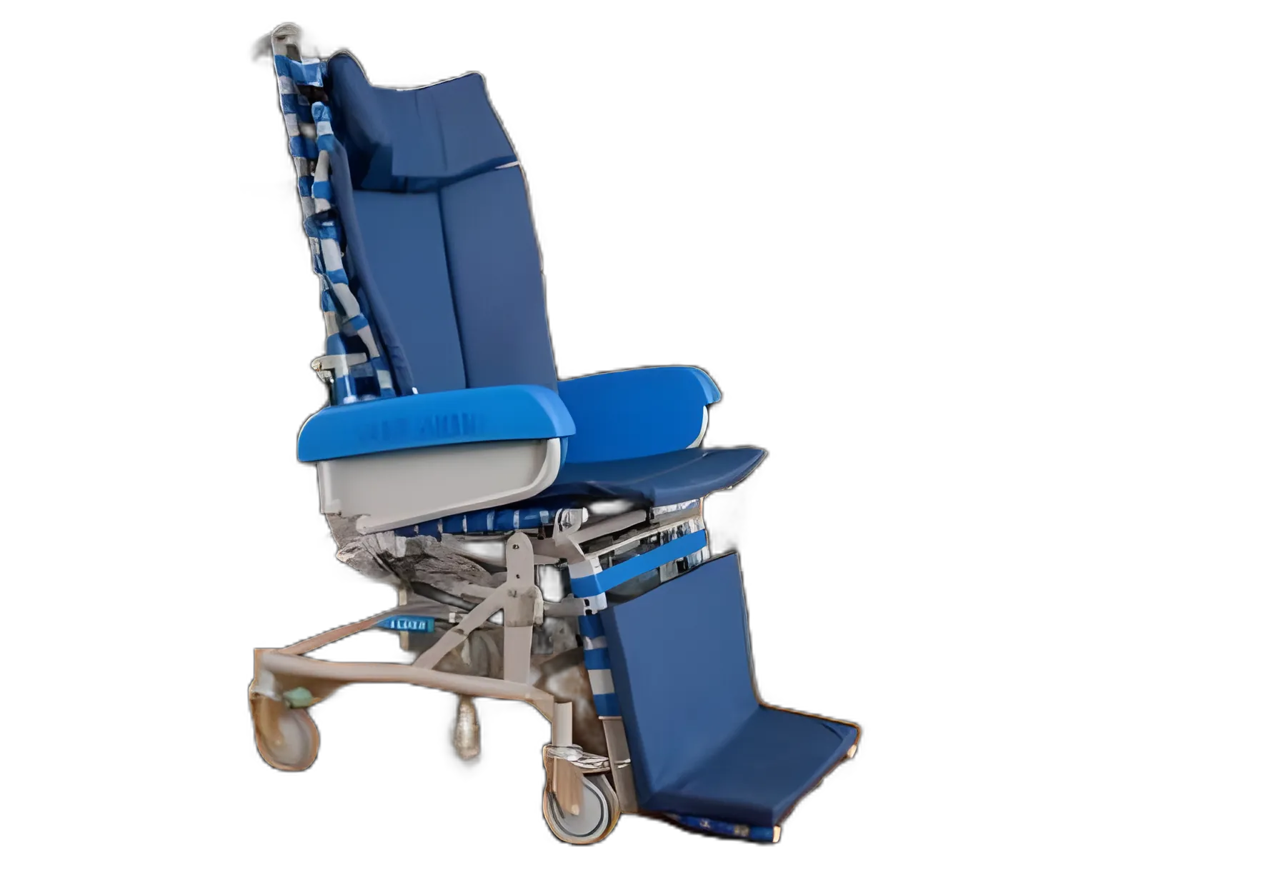 Reclining Wheelchair Flex Tilt with 24 Inch Seat Width and Steel Frame for Enhanced Mobility
