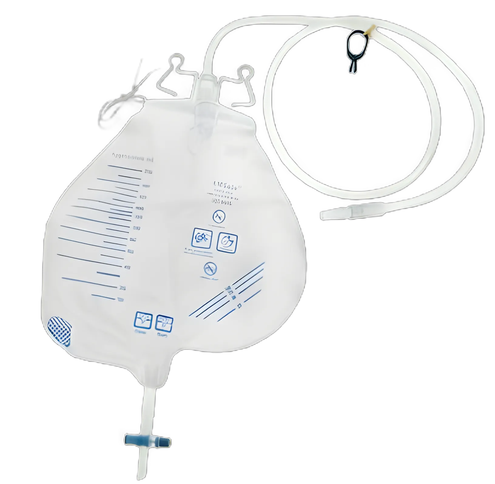 AMSure® Anti-Reflux Valve Urinary Drain Bag, Sterile, 2000 mL - AS302