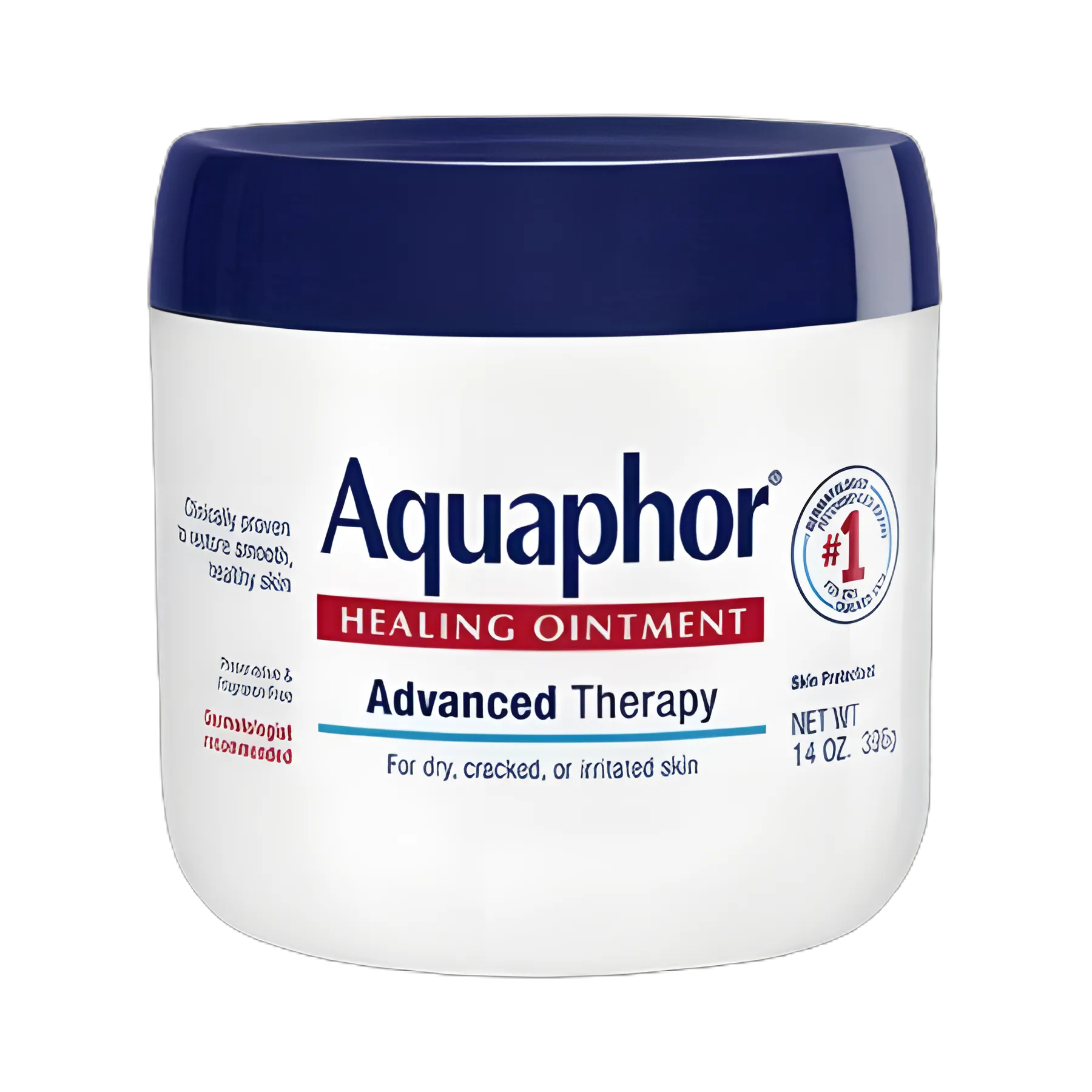 Hand and Body Moisturizer Aquaphor® Advanced Therapy 14 oz. Jar Unscented Ointment