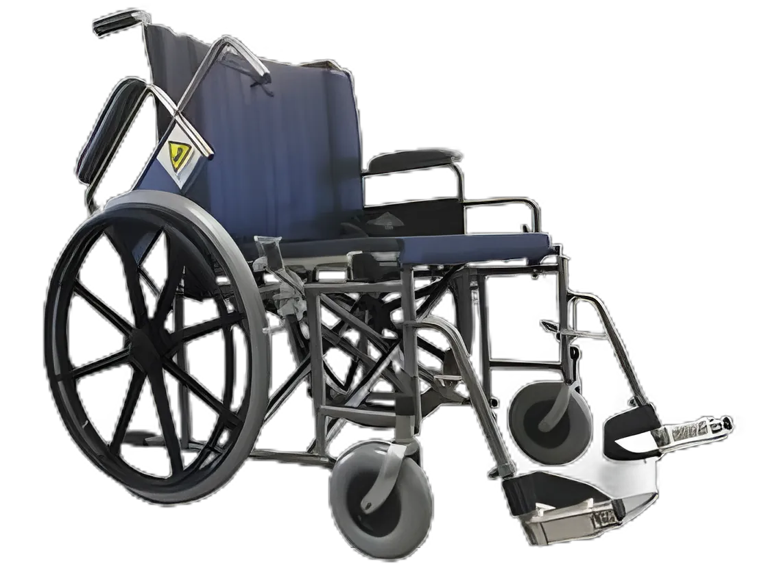 MRI Non-Magnetic Wheelchair Full Length Arm Burgundy Upholstery 20 Inch Seat Width Adult 250 lbs. Weight Capacity