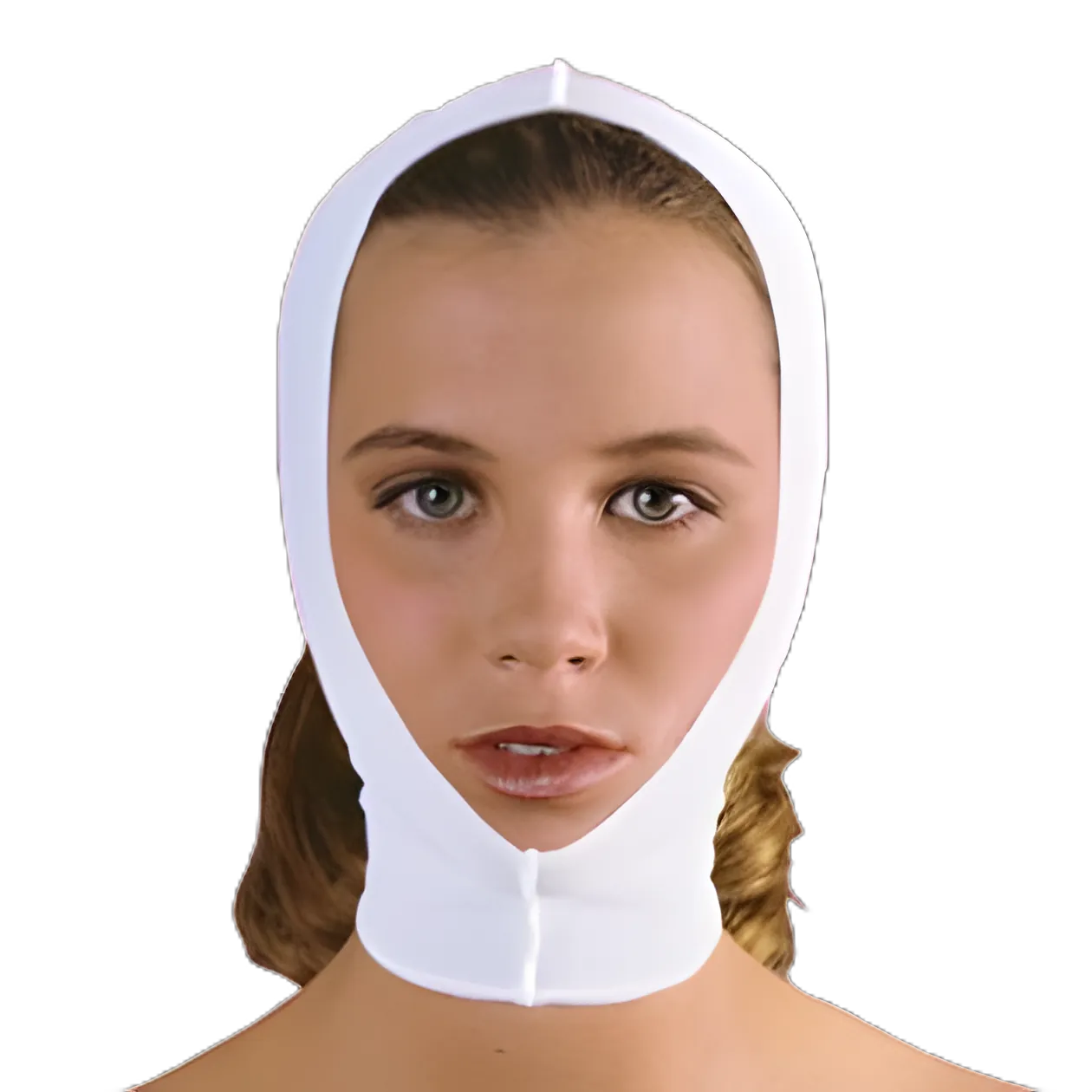 Facial Support Wrap 2X-Large Soft-Flex Spandex White