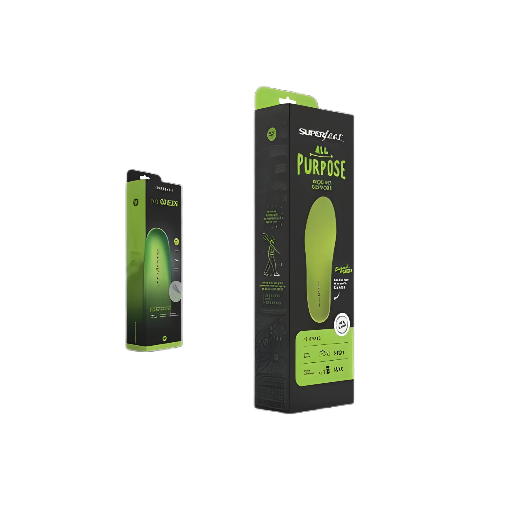 Superfeet® Green Insoles for Men & Women - Orthopedic Foam Support Size E to Wide