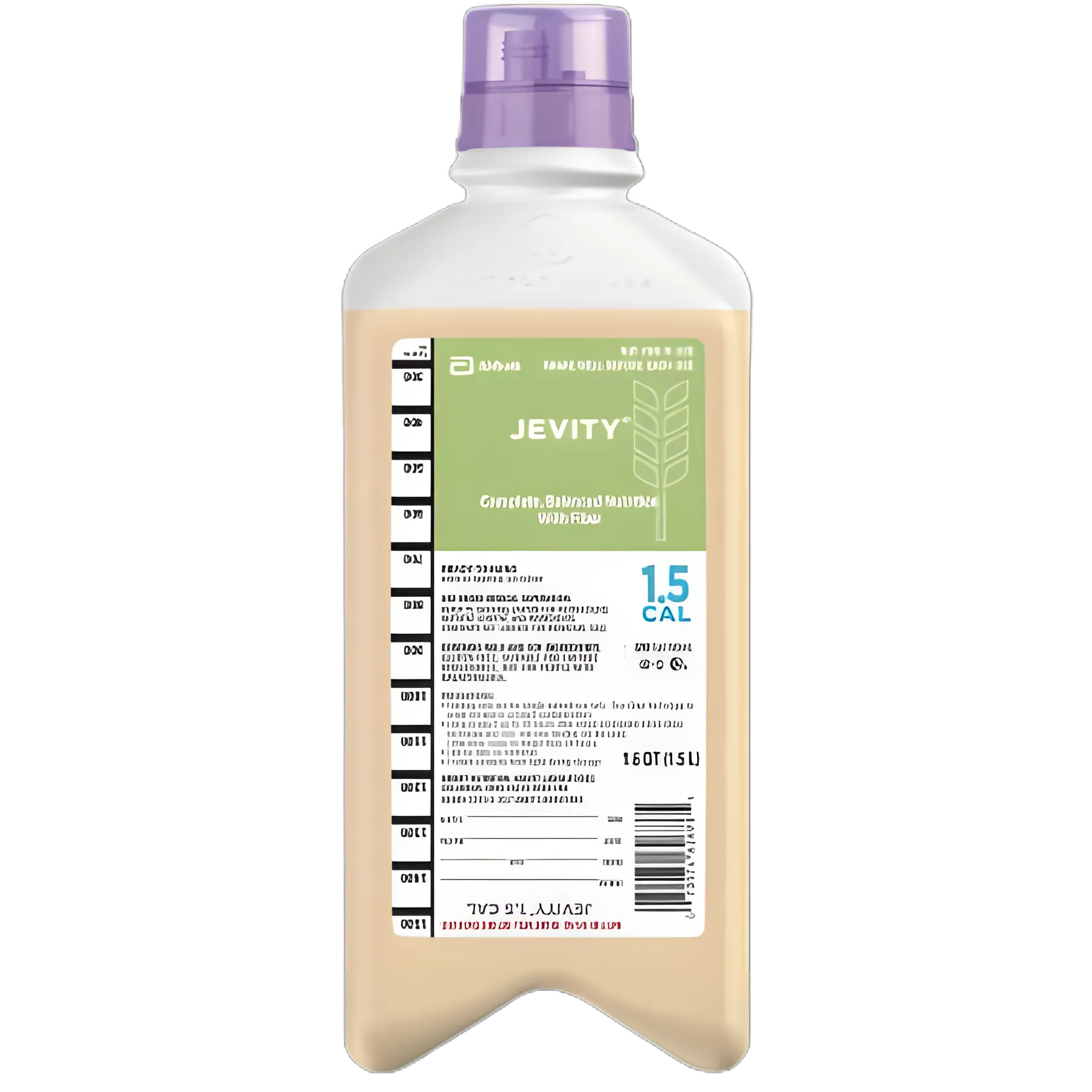 Tube Feeding Formula Jevity® 1.5 Cal with Fiber Unflavored Liquid 1.5 Liter Bottle