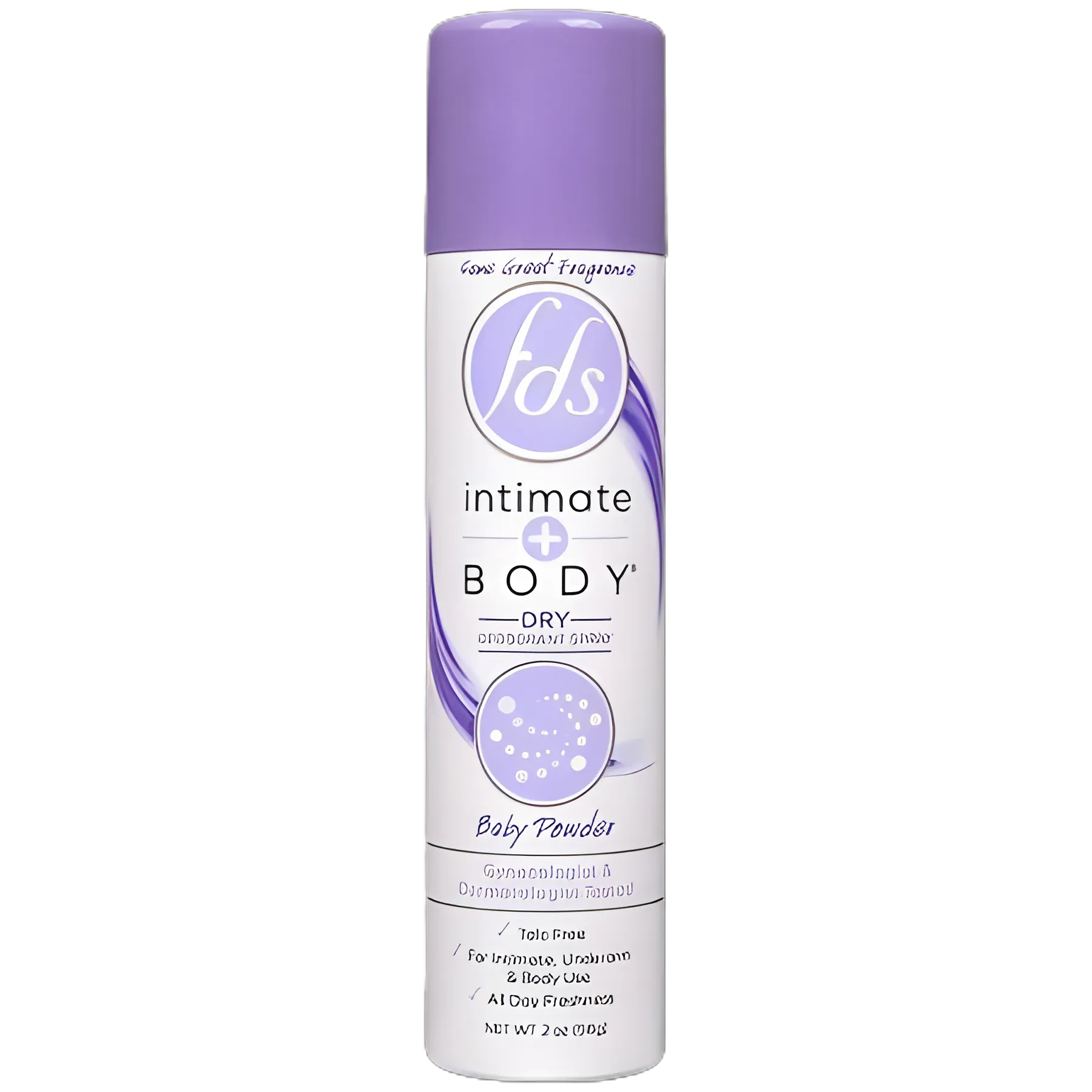 FDS® Feminine Deodorant Spray, Baby Fresh, 2 oz - Talc-Free