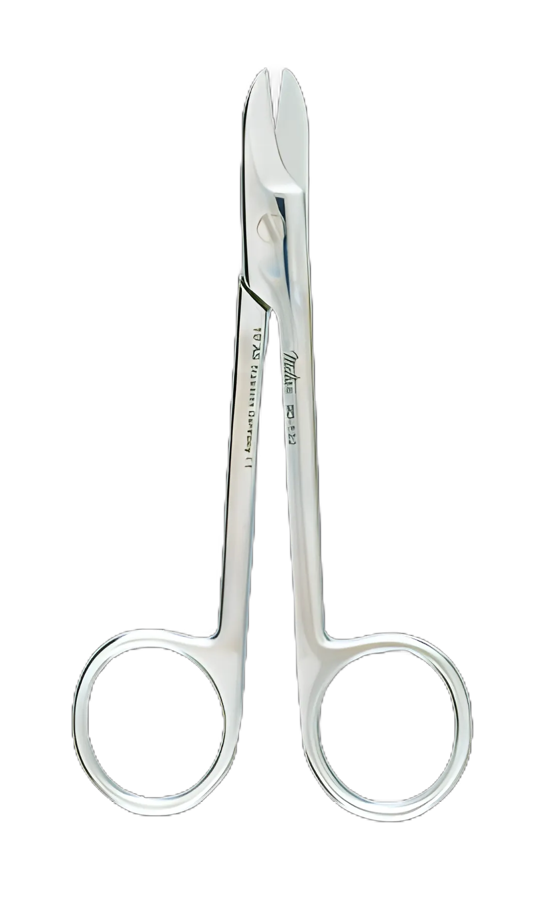Wire Cutting Scissors Miltex® 4-1/4 Inch Length OR Grade German Stainless Steel NonSterile Finger Ring Handle Straight Blade Blunt Tip / Blunt Tip - 9D-132