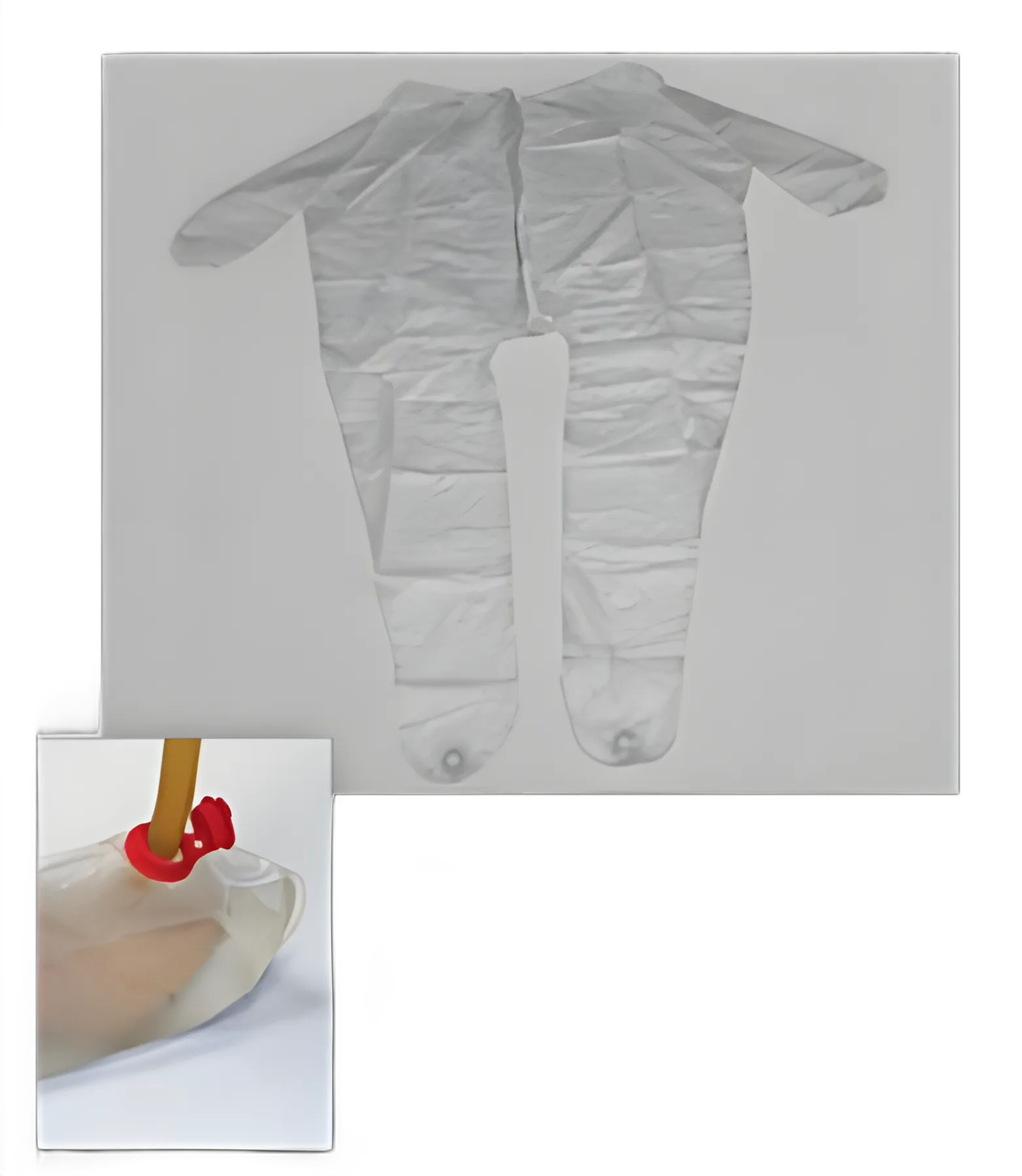 Post Mortem Unionall Mort-Port™ X-Large PVC Zipper Closure, 1/2 Length - MP-UA-W-XL