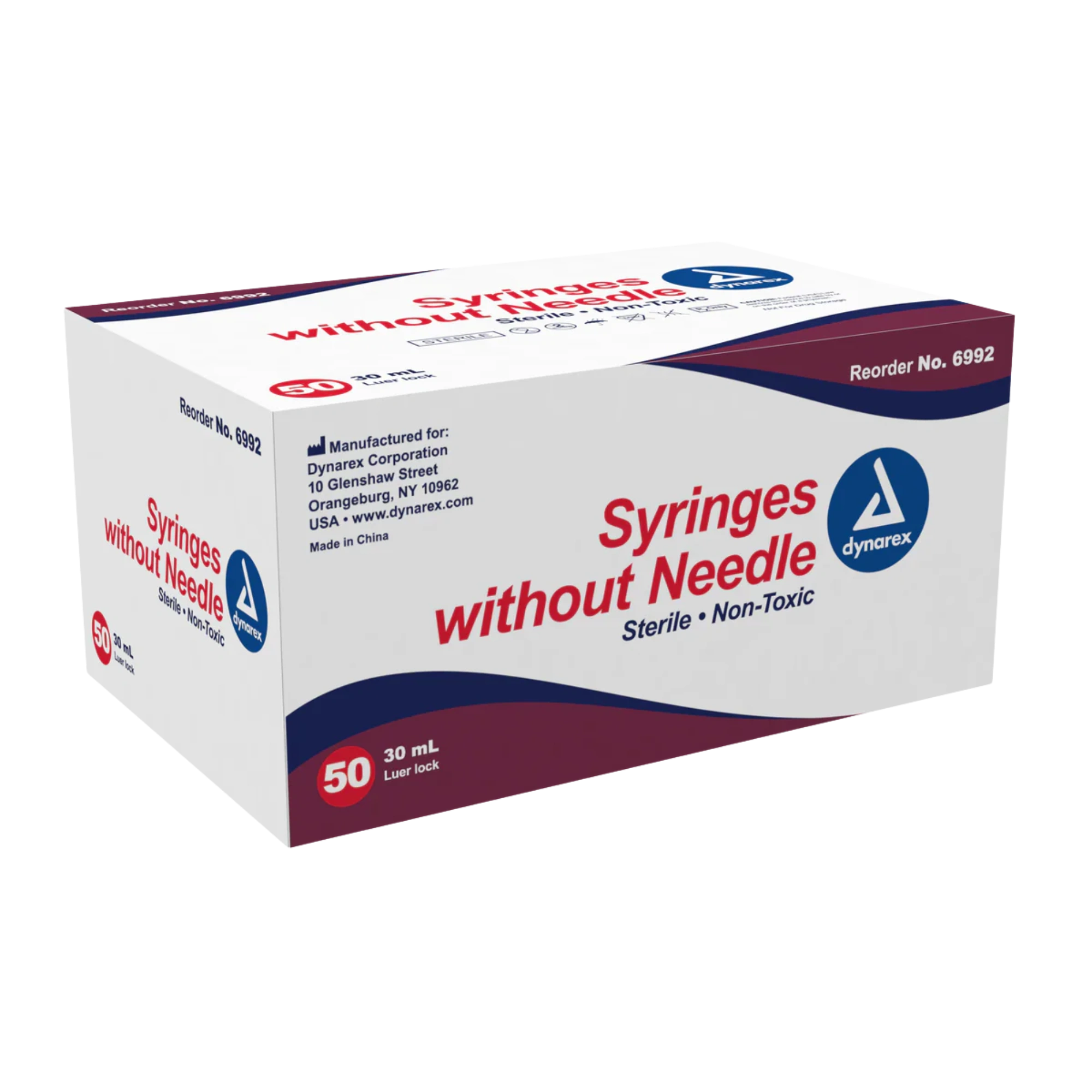 30ml Luer Lock Syringe without Needle