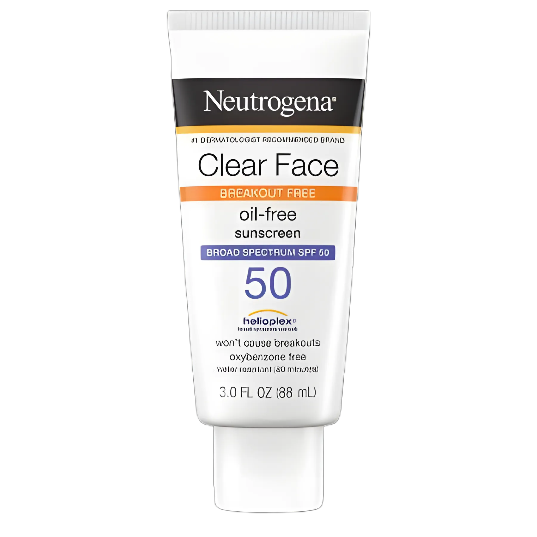 Sunscreen Neutrogena® Clear Face SPF 55 Lotion 3 oz. Tube