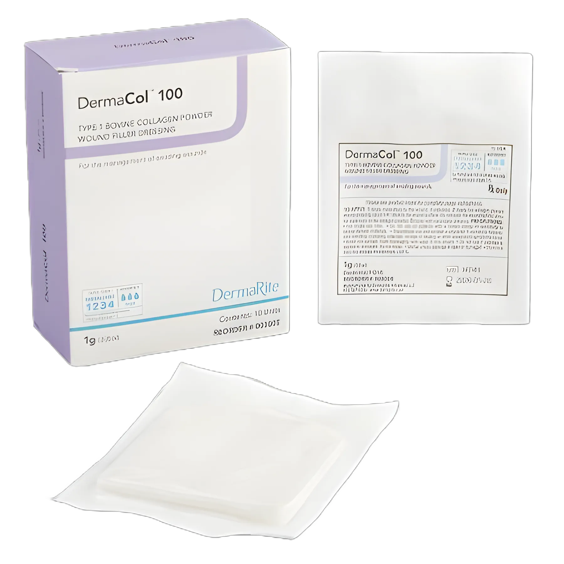 DermaCol™ 100 Sterile Collagen Powder 1g - Type 1 Bovine Wound Filler