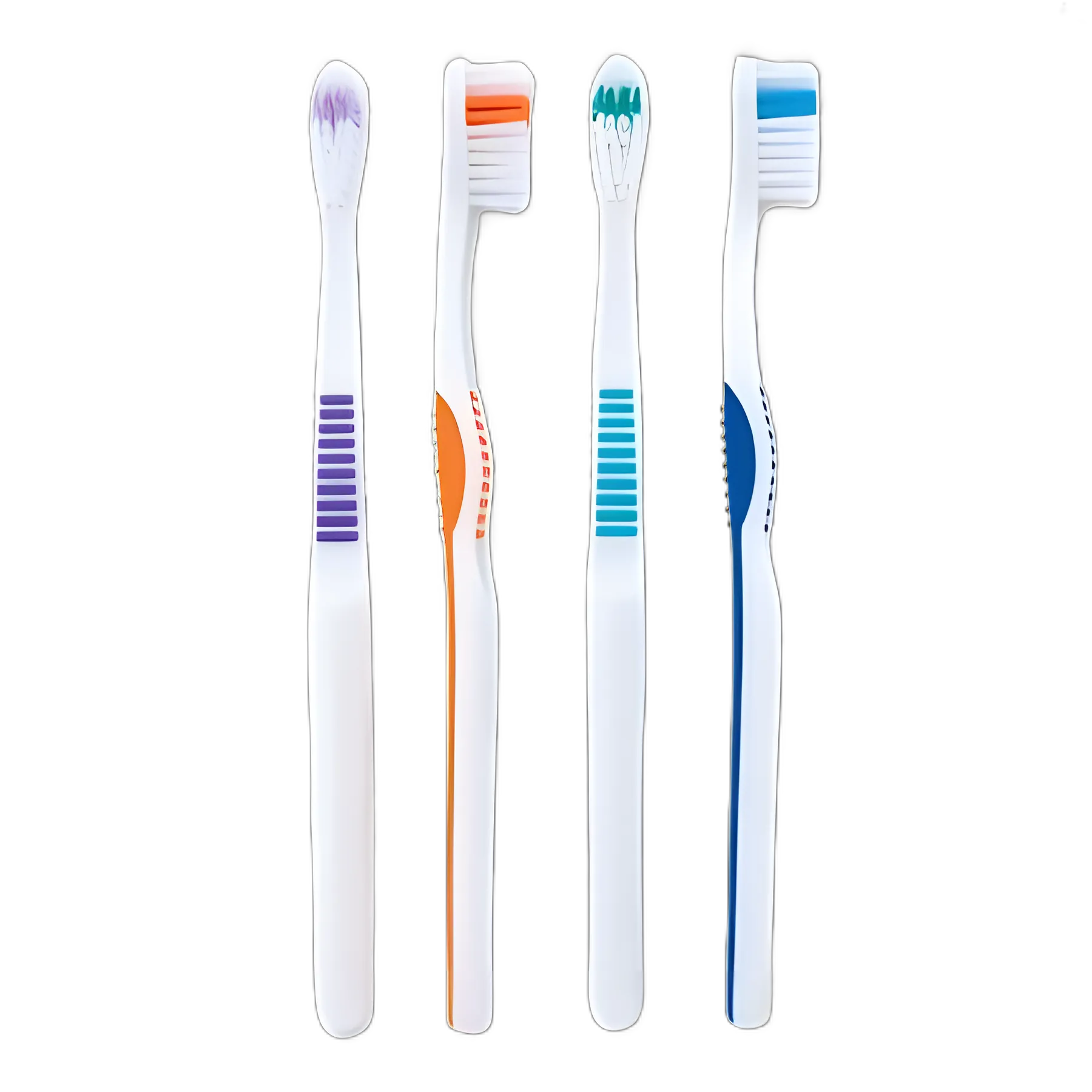 Toothbrush SmileCare™ Premium Purple / Teal / Orange / Blue Adult Nylon