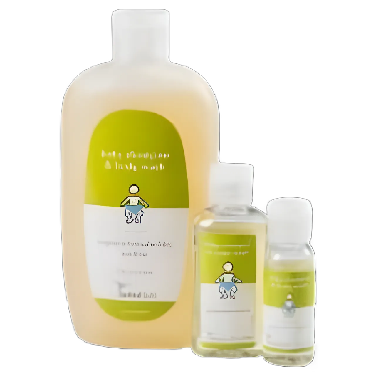Shampoo and Body Wash 2 oz. Flip Top Bottle Unscented