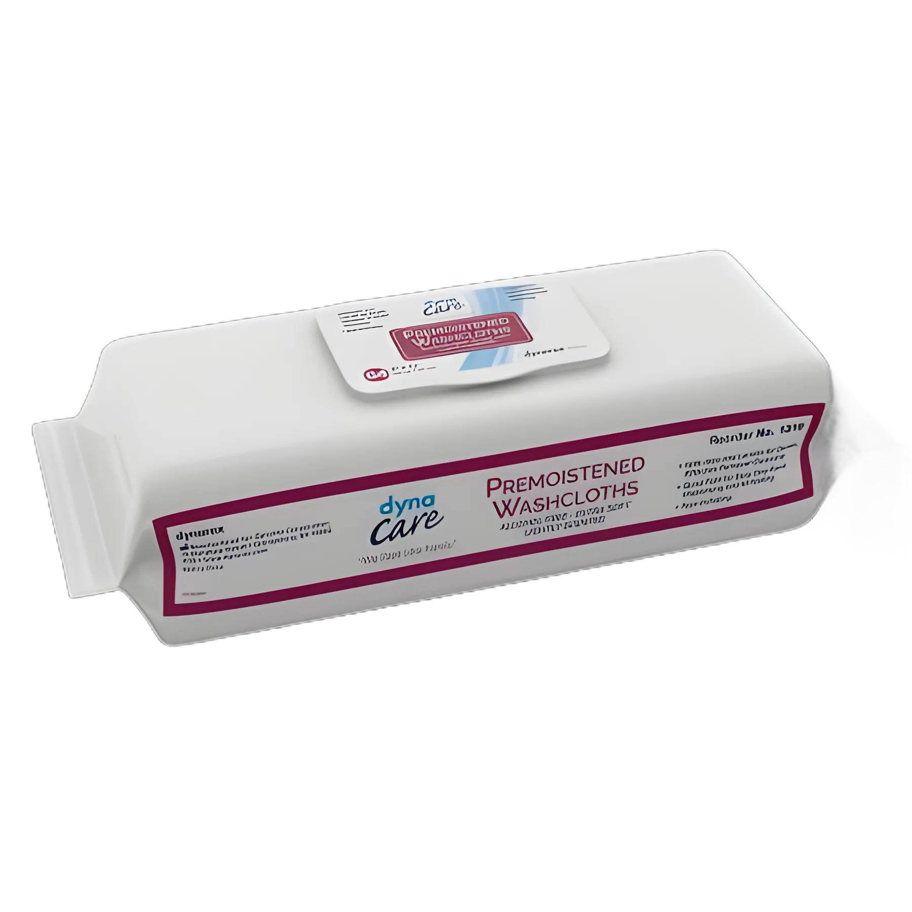Dynarex Personal Cleansing Wipes, Unscented, Alcohol-Free, 64 Count