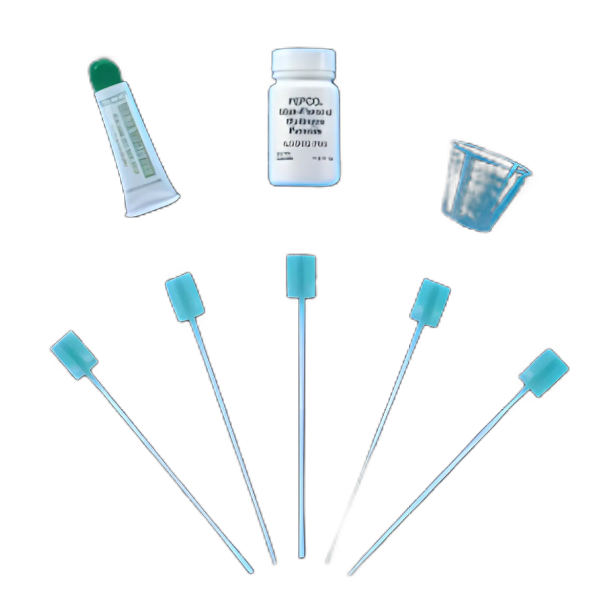 Oral Swab Ready Care® Dentaswab® Dentifrice Foam Tip 20 per Pack - 12257