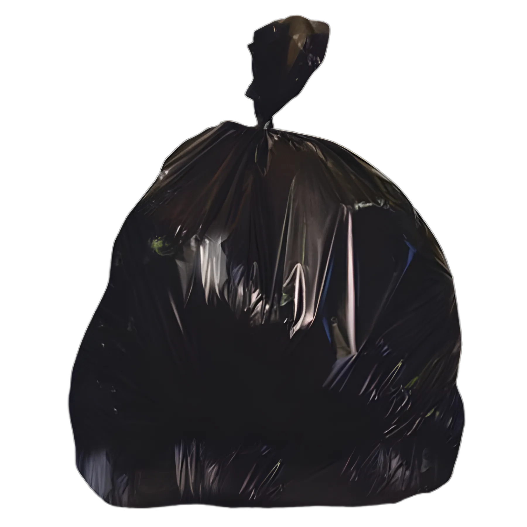 Linear Low-Density Can Liners, 60 gal, 1.25 mil, 38" x 58", Black, 100/Carton