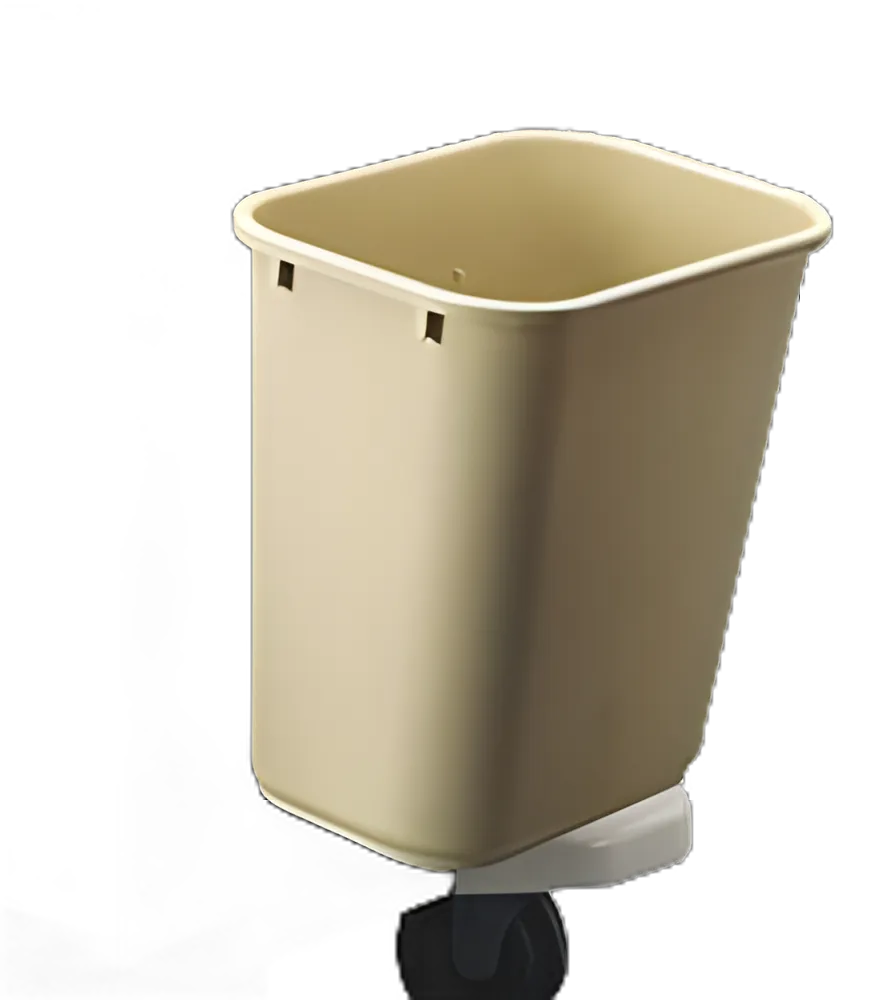 Cart Waste Container For Medical Cart LAB-1 Accessory Bar