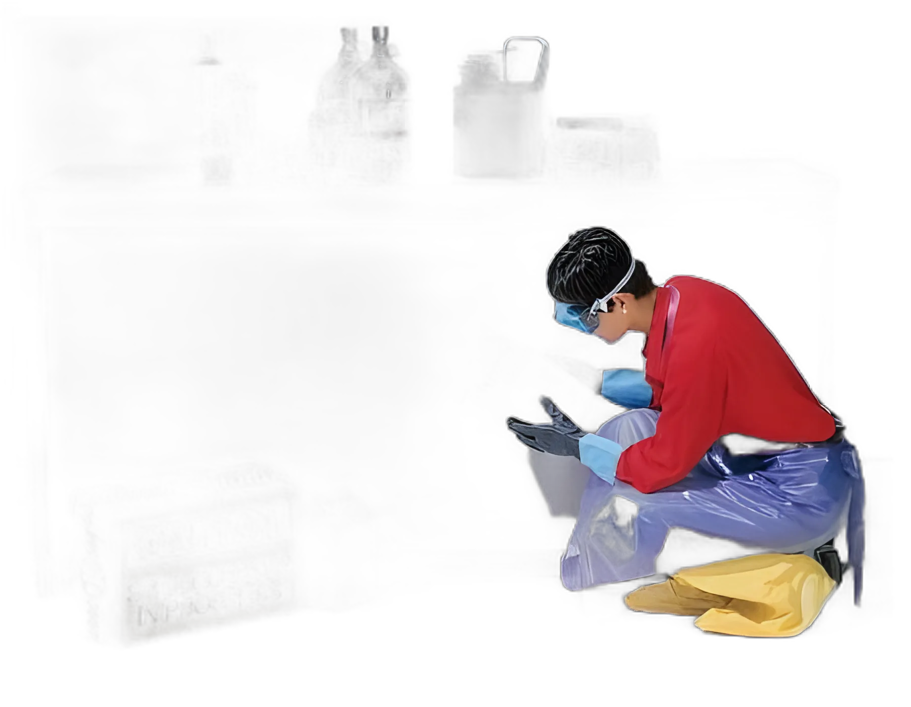 Fisherbrand™ Caustic Spill Clean Up Kit for Laboratory Safety