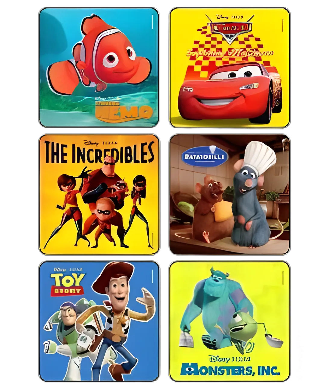 Disney® Best of Pixar Pediatric Reward Stickers, 75 per Roll, 2-1/2 Inch