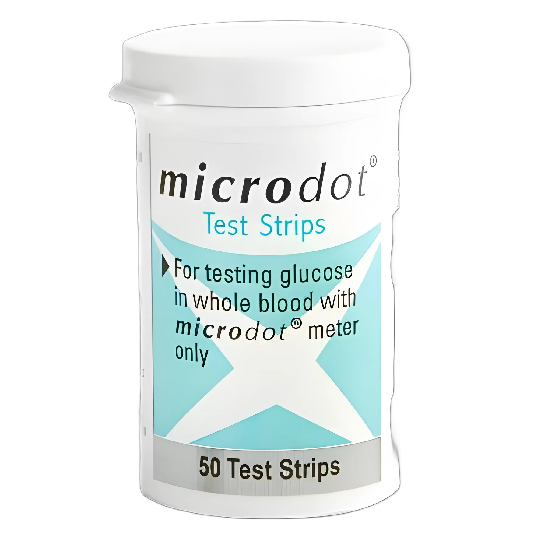 Blood Glucose Test Strips Microdot® 50 Strips per Pack - 169-50