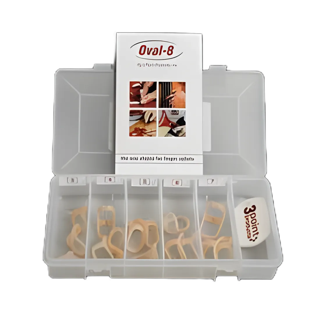 Finger Splint Oval-8® Adult Size 13 Pull-On Left Hand Tan