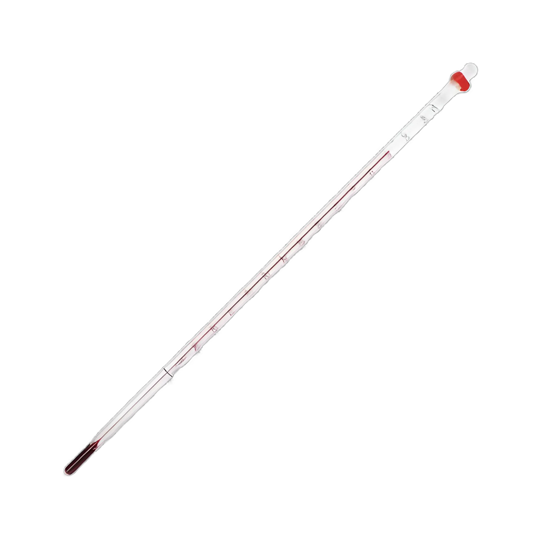 Liquid-in-Glass Thermometer Fisherbrand™ Celsius 0° to 100°C Partial Immersion Does Not Require Power - 13-201-558