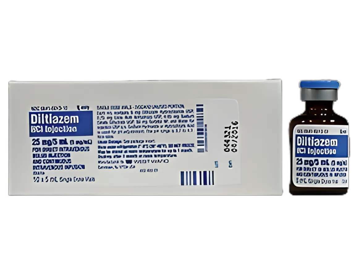 Diltiazem HCl 5 mg / mL Injection Single-Dose Vial 5 mL - 00641601310