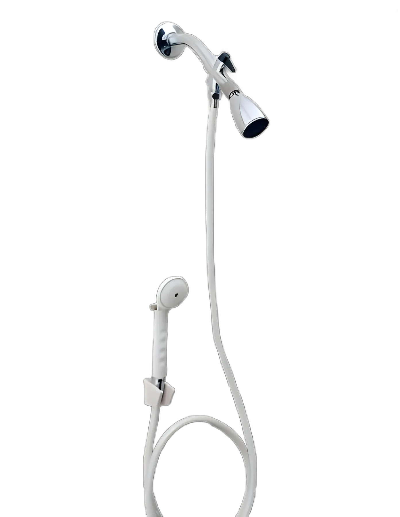 Handheld Shower Spray with Diverter Valve Carex® 80 Inch Hose