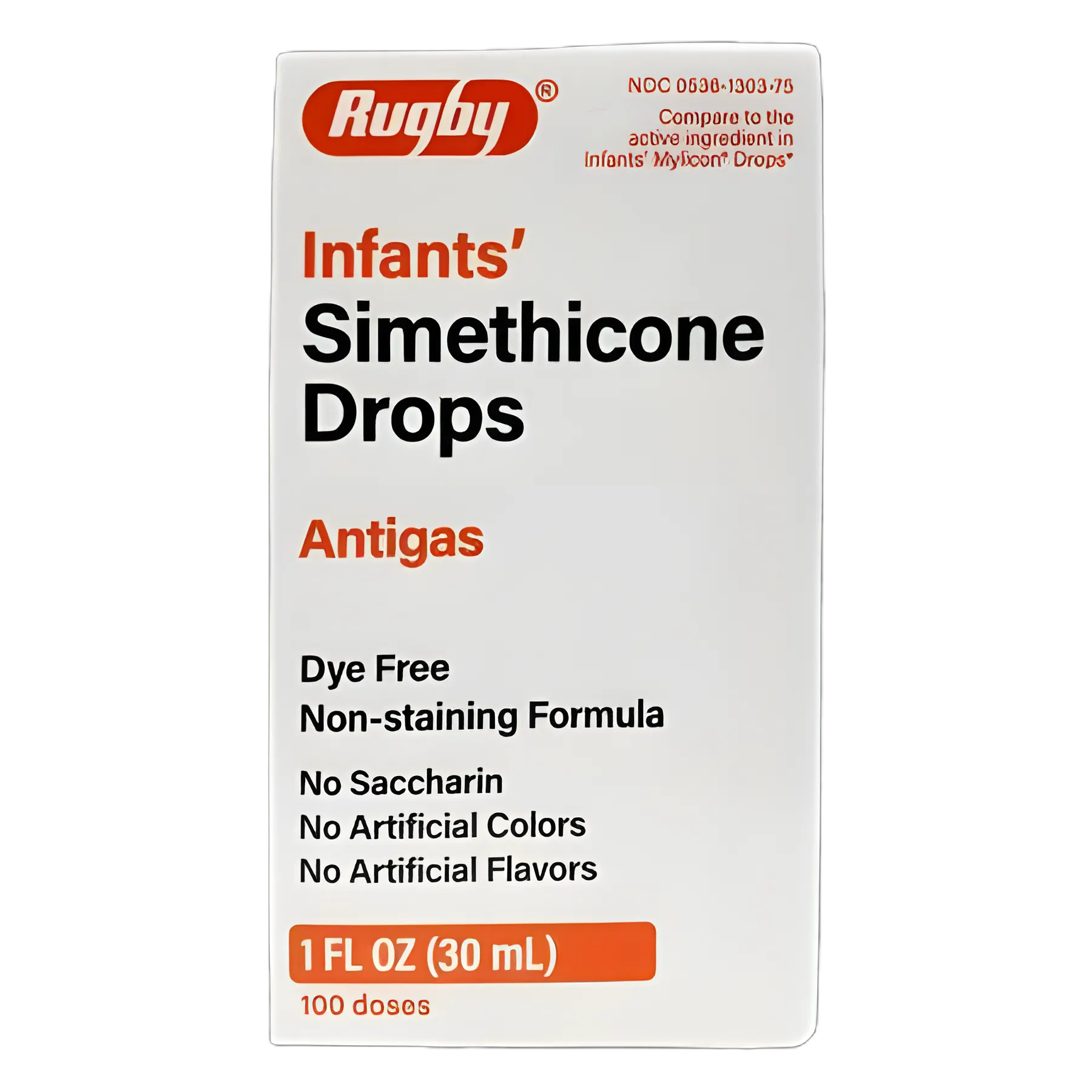 Infant Gas Relief Rugby® 40 mg / 0.6 mL Strength Oral Drops 1 oz.