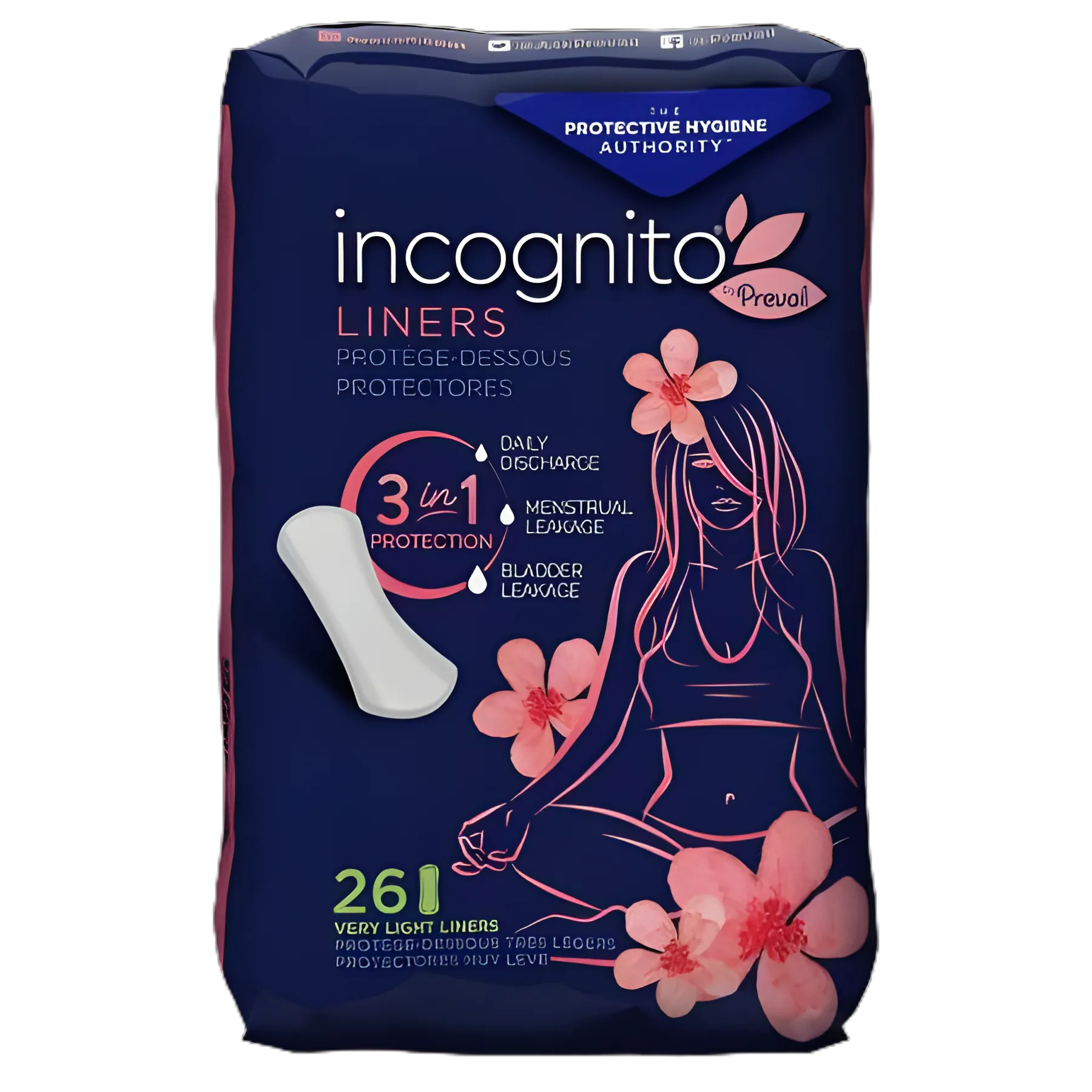 Incognito® by Prevail Panty Liner for Light Bladder Leakage Protection