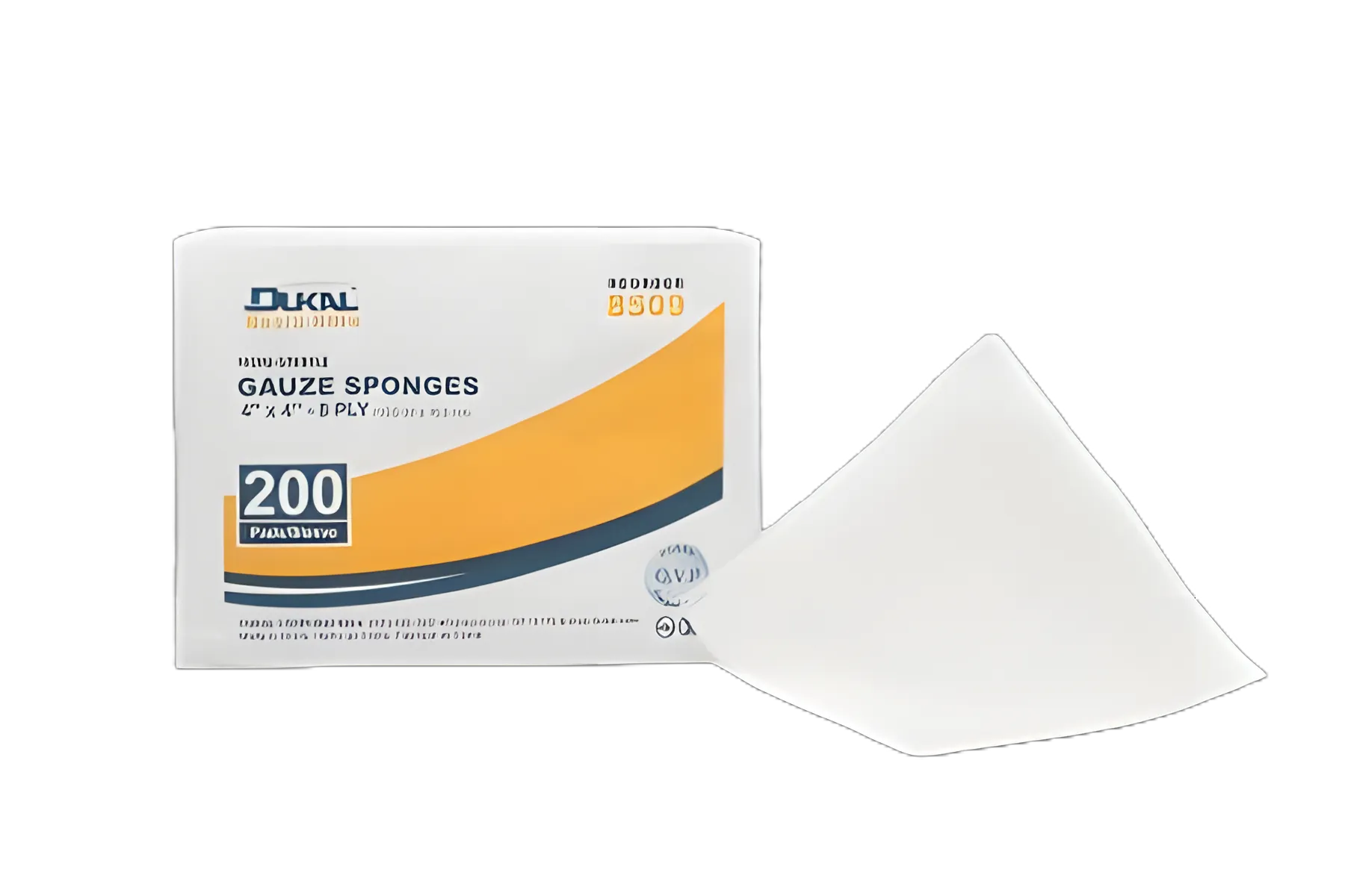 Gauze Sponge Dukal™ 4 X 4 Inch 200 per Pack NonSterile 8-Ply Square - 8509