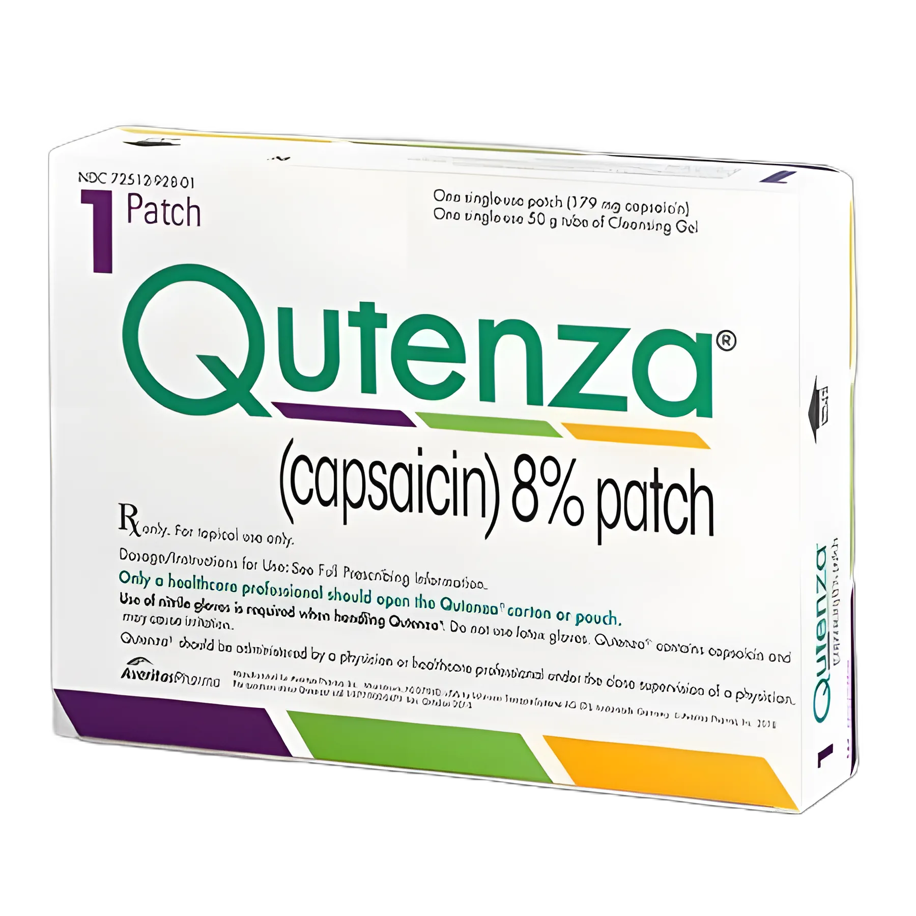QUTENZA® Kit Capsaicin 0.08 Gel Single-Use Pouch 50 Gram - 72512092801