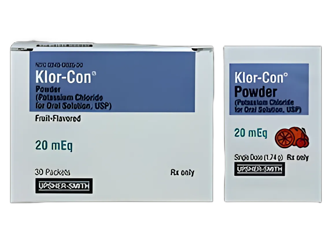 Klor-Con® Potassium Chloride 20 mEq Orange Flavor Powder for Solution - 30 Packets