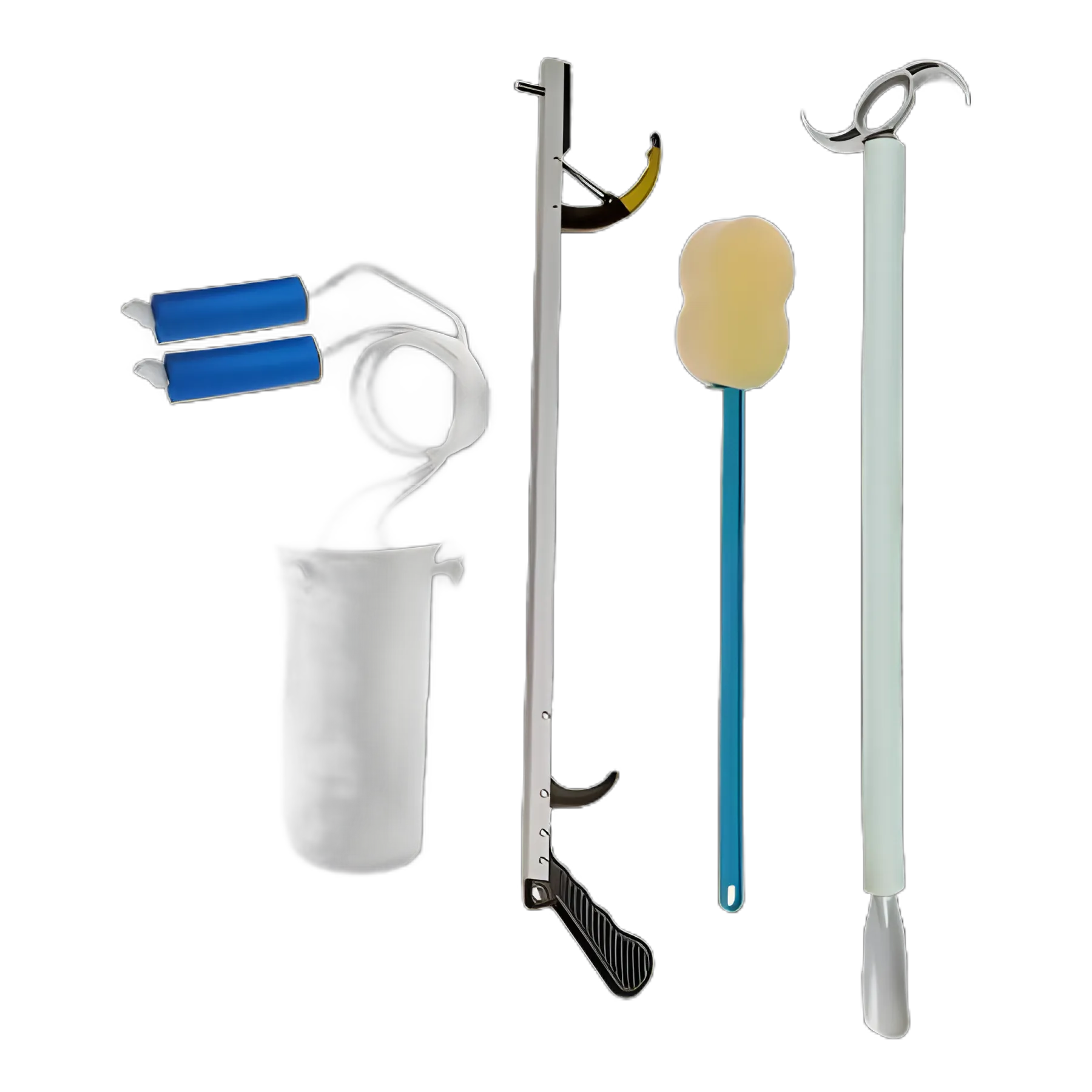 ADL Hip / Knee Equipment Kit SammonsPreston® Hip Kit 8 Reacher - 26 Inch Length / Dressing Stick - 24 Inch Length