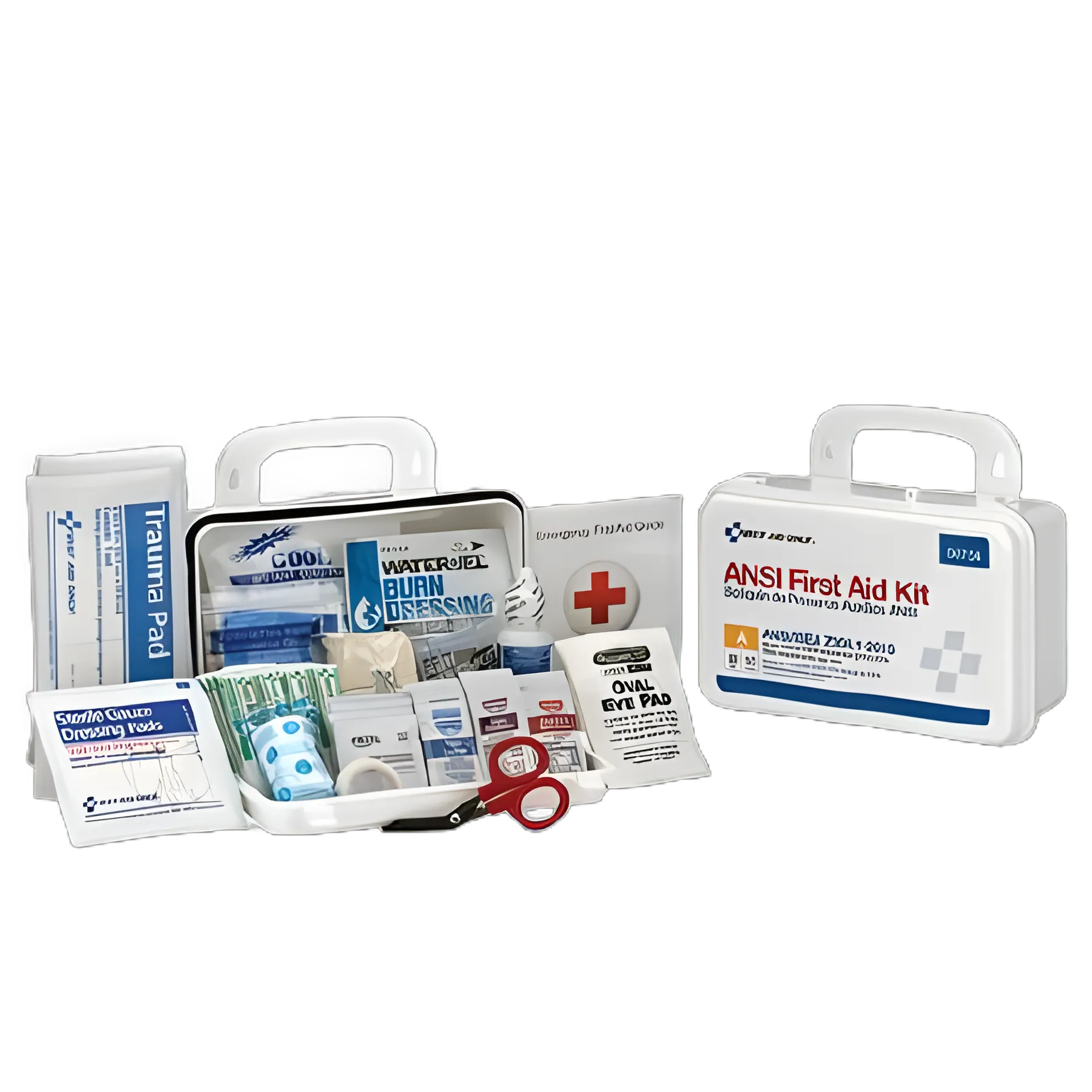 First Aid Kit ANSI A for 10 People - Weatherproof Plastic Case