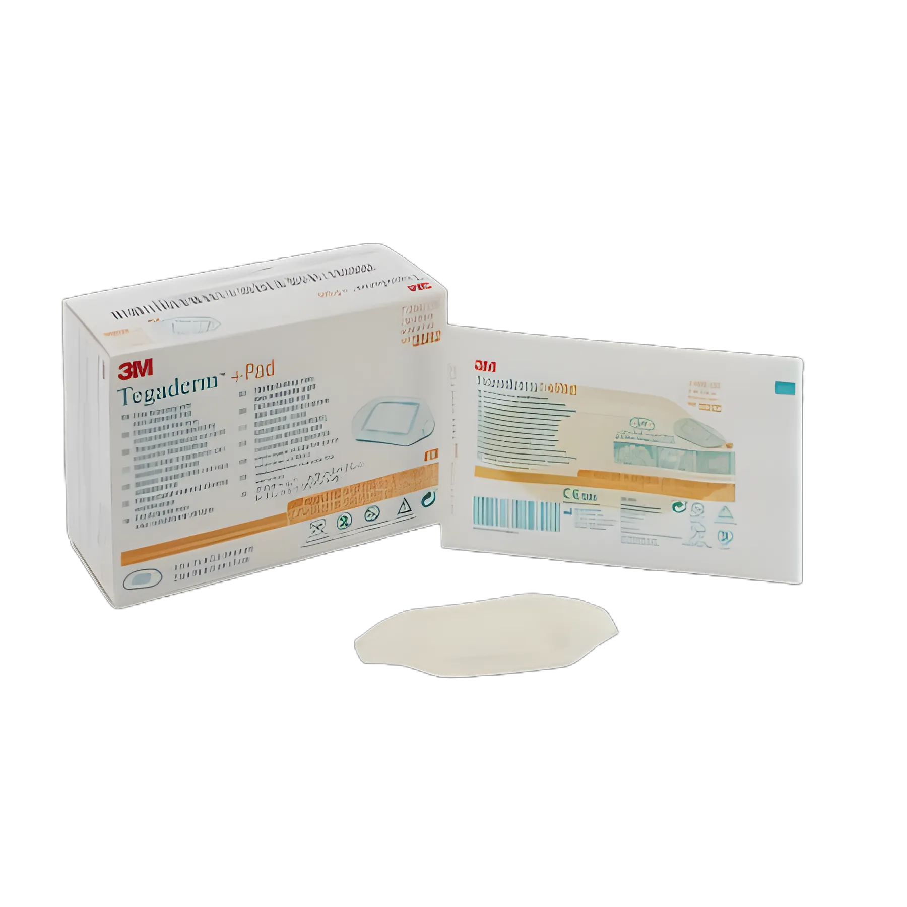 Transparent Film Dressing with Pad 3M™ Tegaderm™ 2 X 2-3/4 Inch Frame Style Delivery Rectangle Sterile