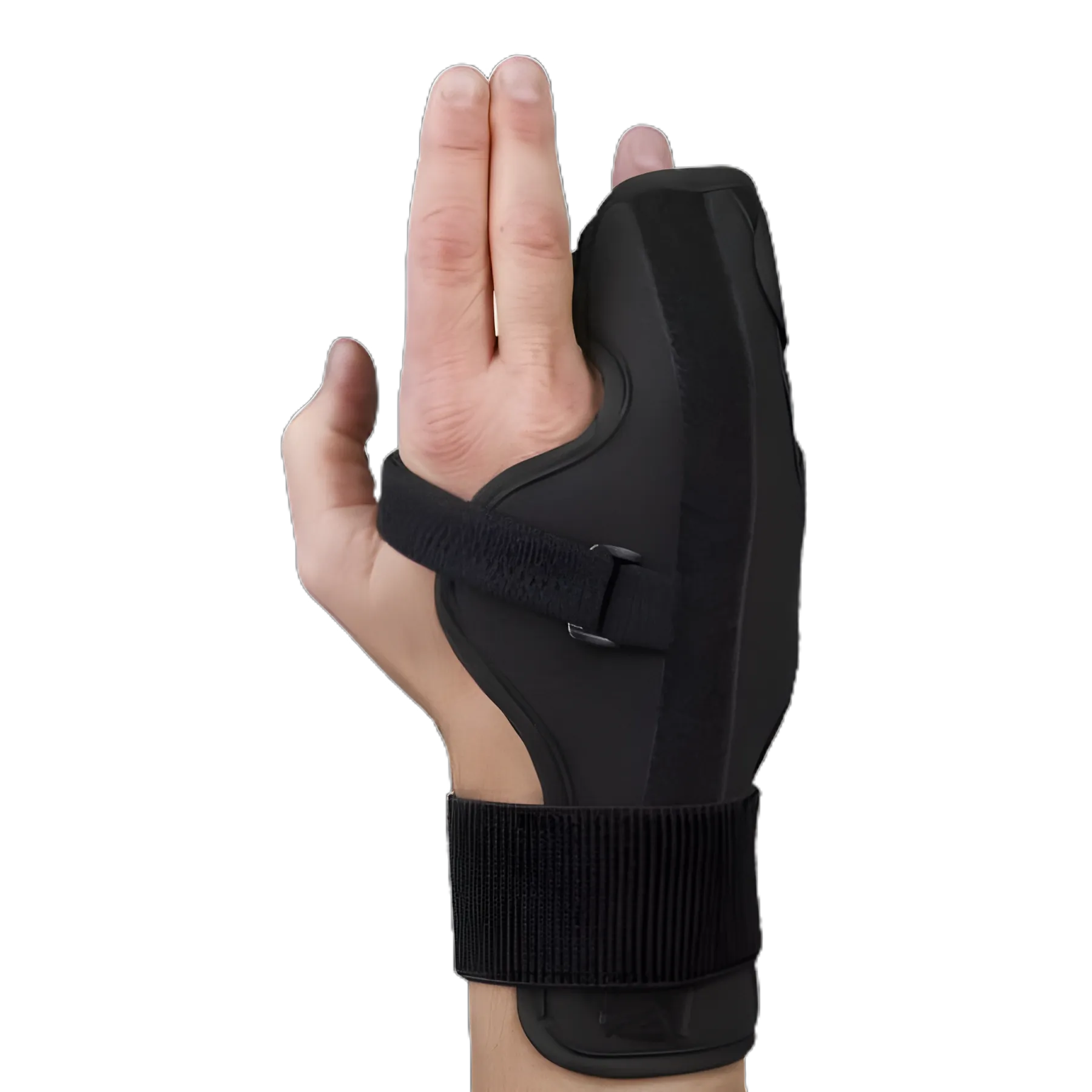 Med Spec® Boxer Fracture Brace for Right Hand - Aluminum/Felt, X-Small