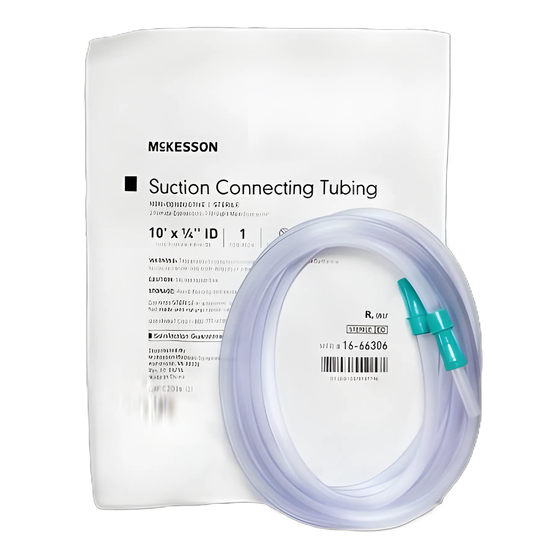 Suction Tubing McKesson PVC 1/4 Inch I.D. 10 Foot Length Sterile Female / Male Connector