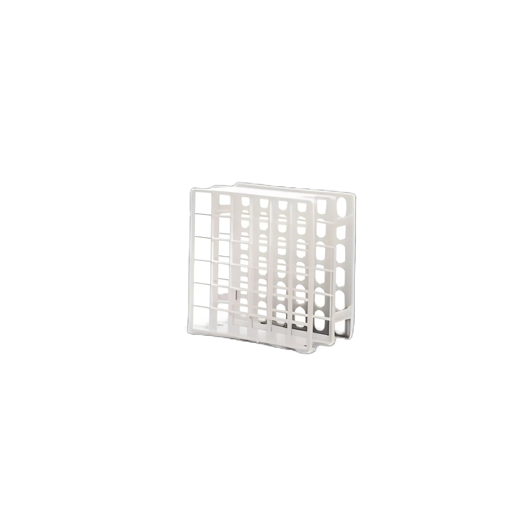 Durable 36-Place Blood Tube Rack for 16mm Tubes - White Acetal Resin