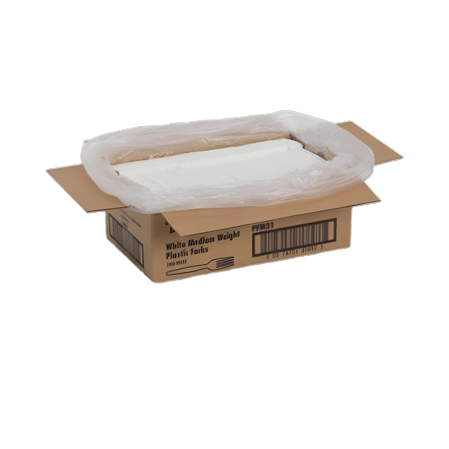 Plastic Cutlery, Mediumweight Forks, White, 1,000/Carton