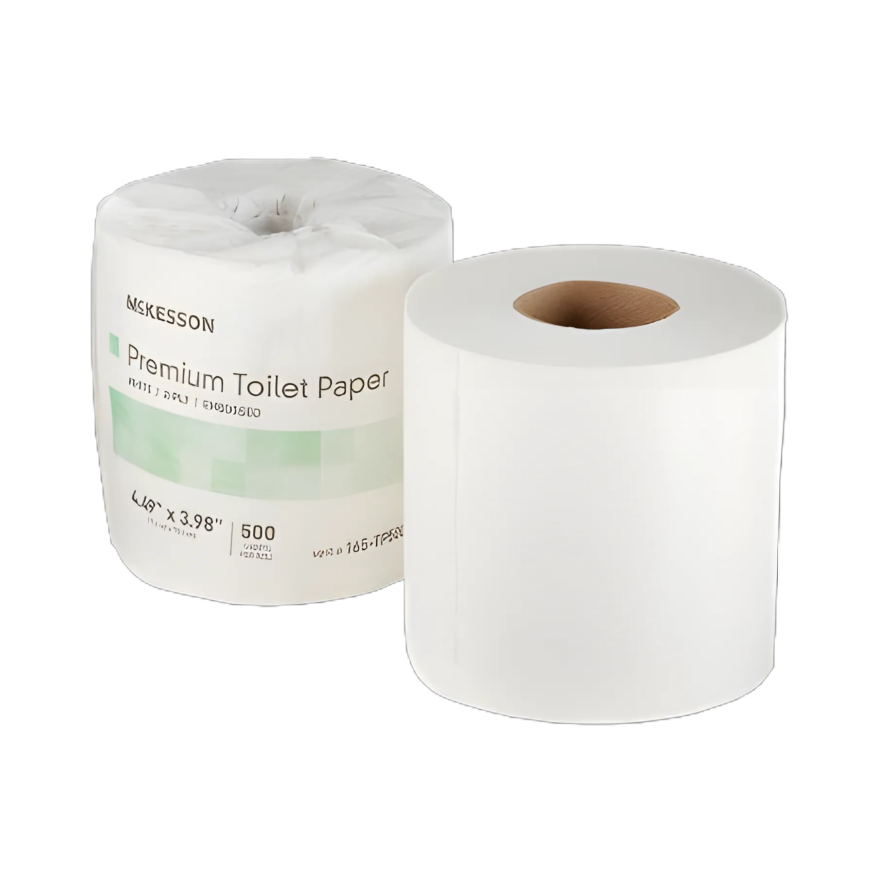 McKesson Premium 2-Ply Standard Toilet Tissue - 500 Sheets/Roll, Eco-Friendly, White