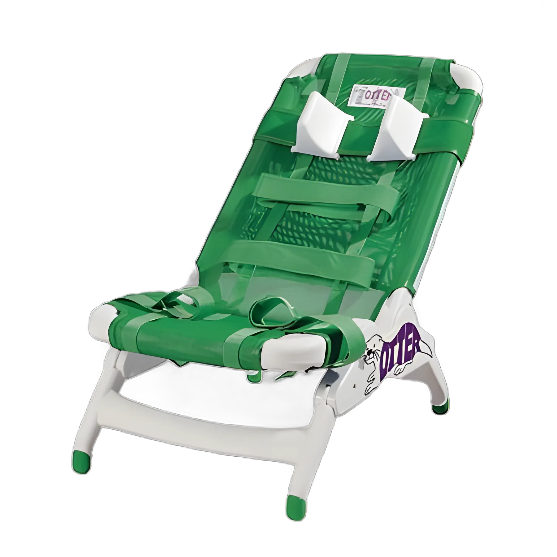 Seated Bathing System Otter Green / White Plastic
