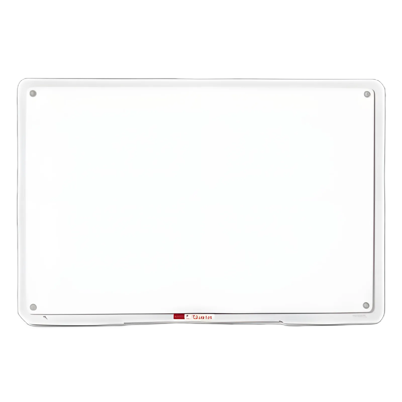 iQ Total Erase Translucent-Edge Board, 11 x 7, White Surface, Clear Plastic Frame