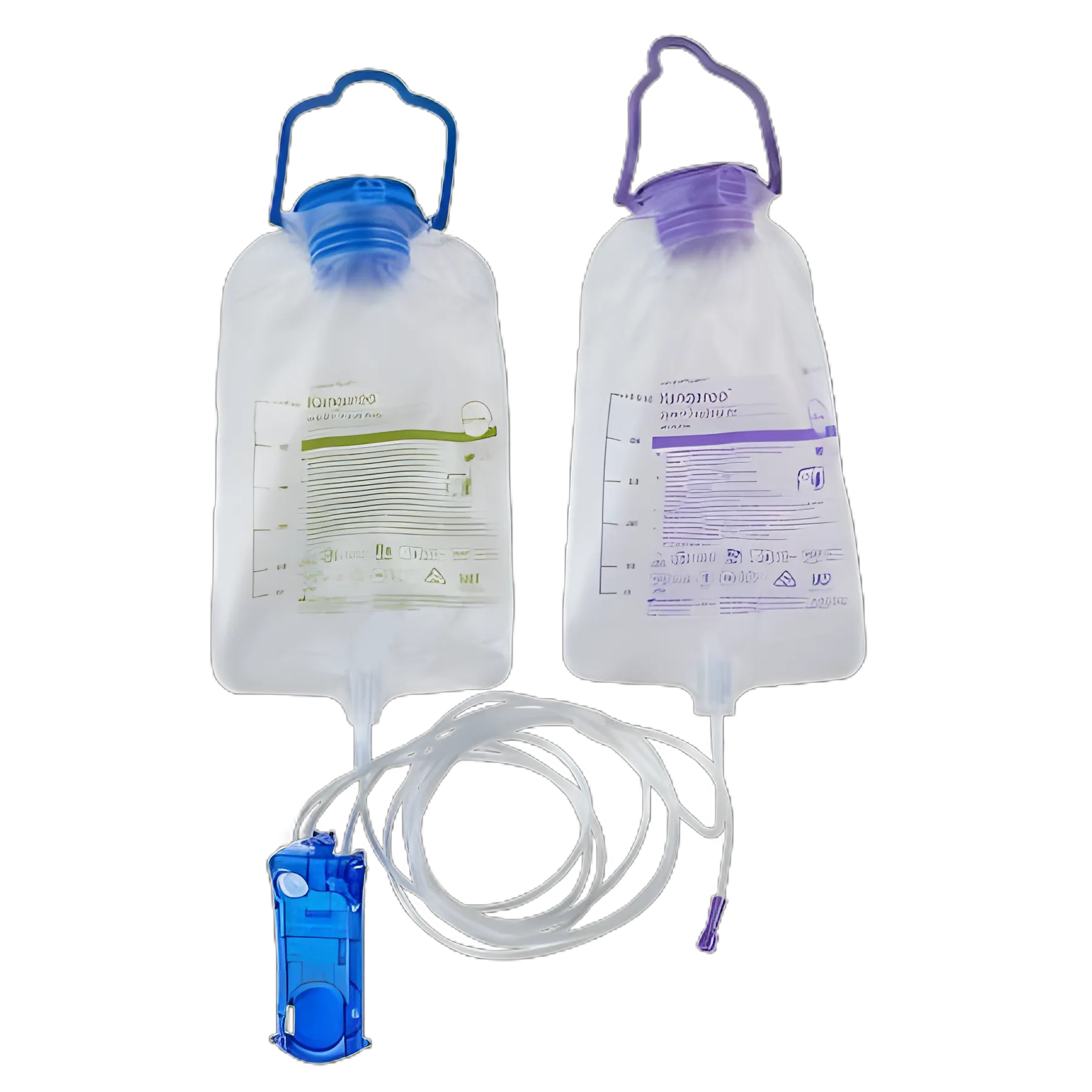 Enteral Feeding Pump Flush Bag Set Kangaroo OMNI™ 500 mL NonSterile